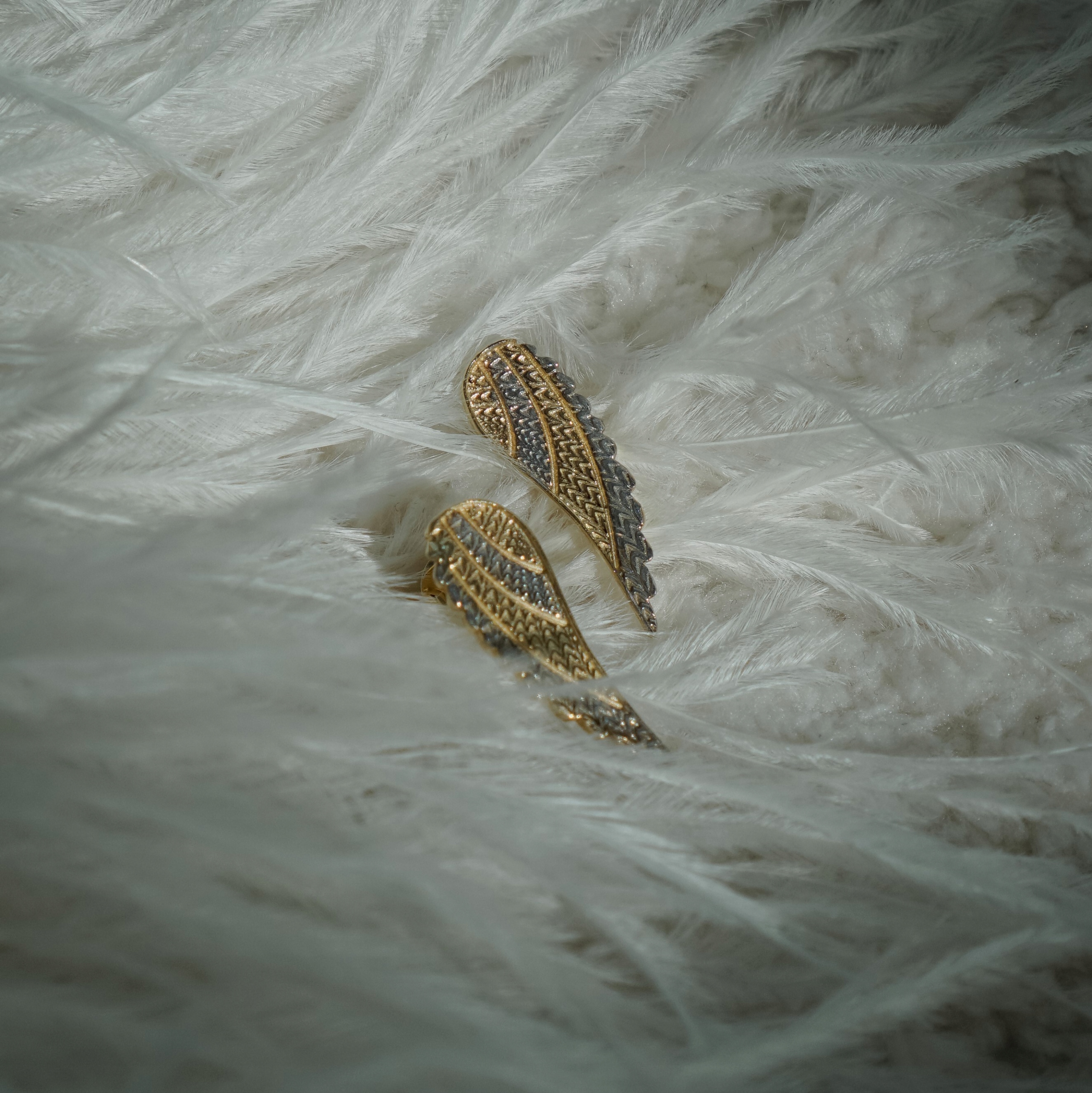 ZŁOTE KOLCZYKI Skrzydła Anioła próba 585+GRATIS Rodzaj Wyrób jubilerski