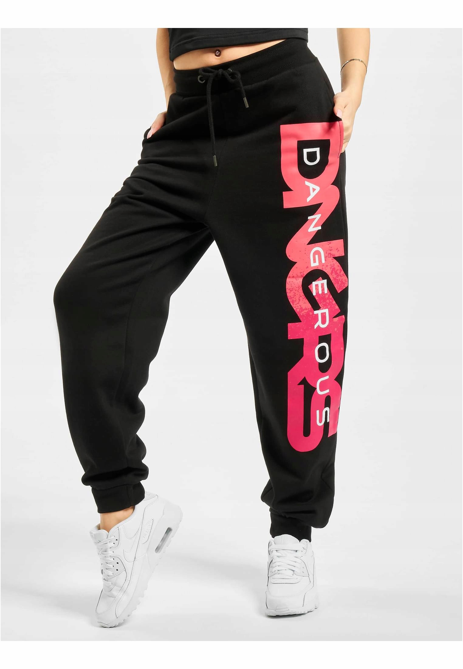 Dangerous Dngrs Sweat Pant Hyena in black S černá