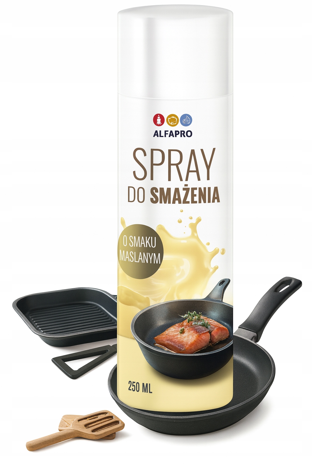 2x Řepkový olej na smažení ve spreji 250 ml Alfapro