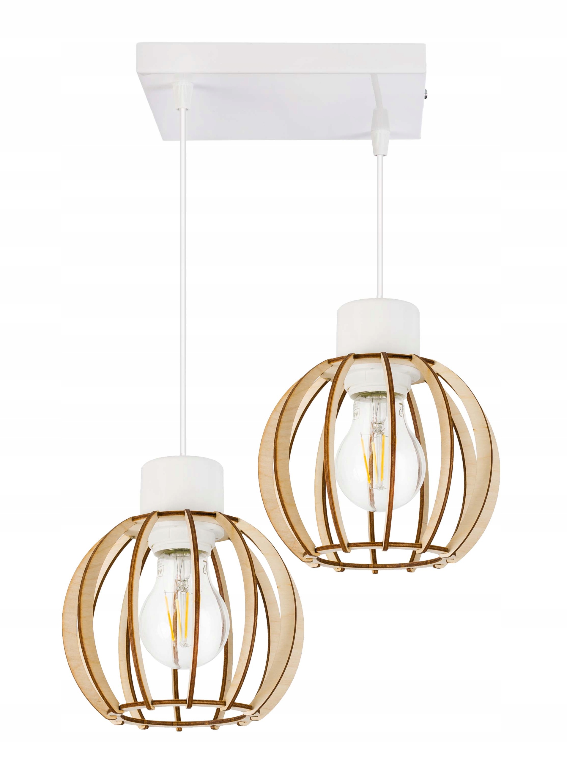 

Lampa sufitowa Wisząca Zwis żyrandol loft Drewno 2