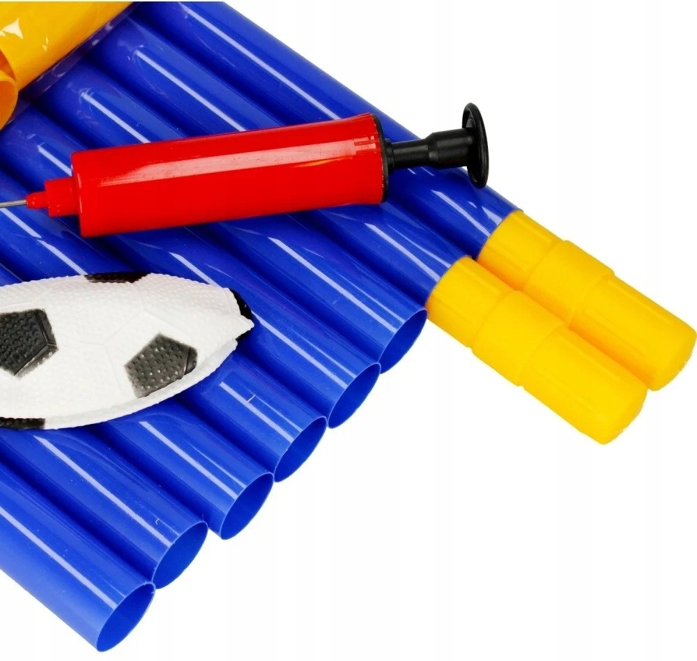 BRAMKA PIŁKARSKA PRZENOŚNA SKŁADANA DLA DZIECI Z PIŁKĄ i POMPKĄ Stan opakowania oryginalne