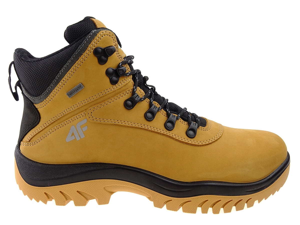 

Trekking 4F buty OBMH205 żółte skóra, membrana 45