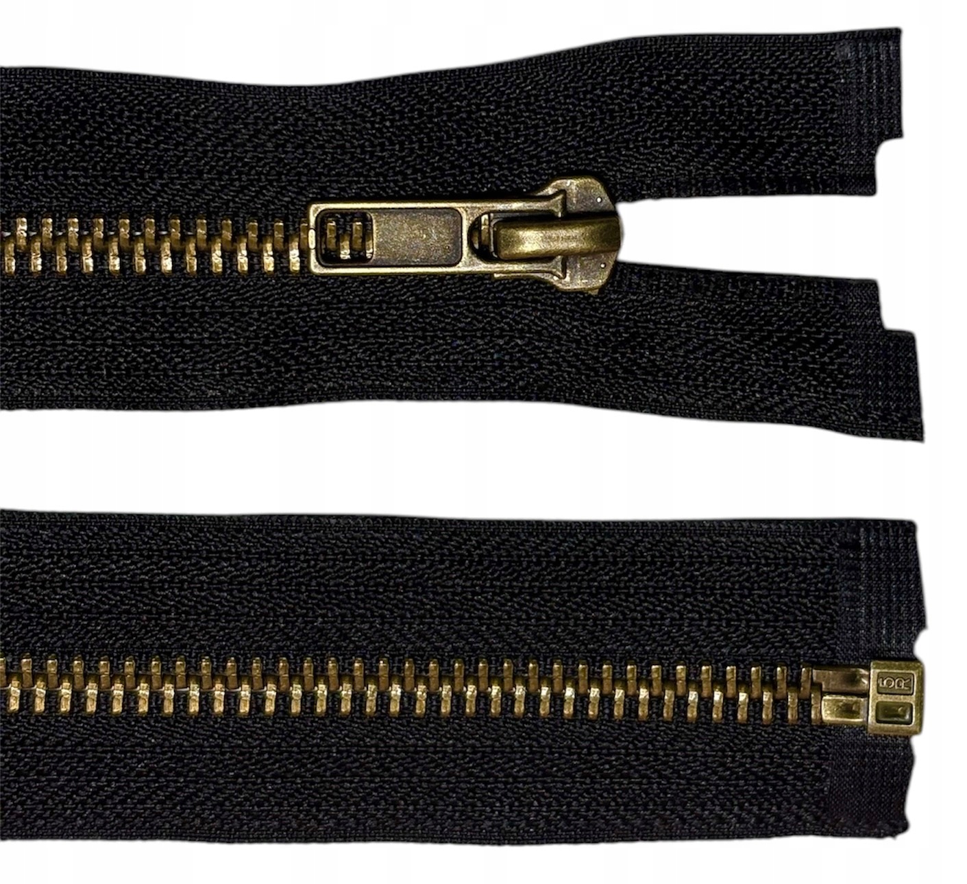 ZAMEK BŁYSKAWICZNY VT10 METALOWY 75 cm - CZARNY