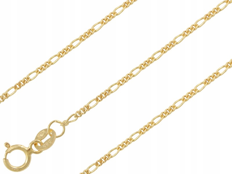 

Bransoletka Złota Figaro 19CM 1,4MM Próby 585