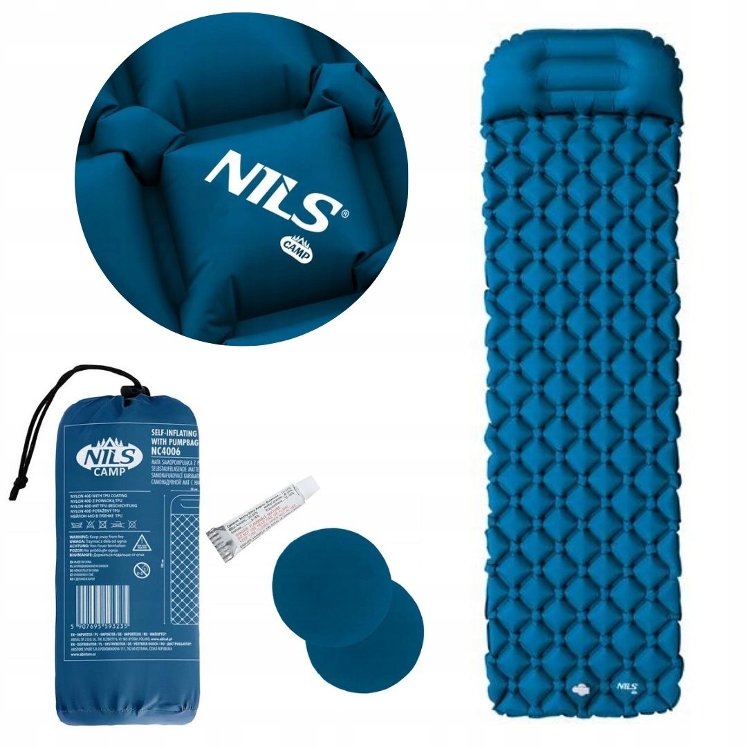 nafukovací matrace na spaní s polštářem pod stan NC4006