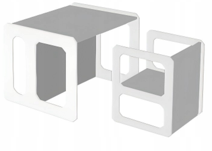 Skládací stolek s židlí Cozivolife béžový TF6912-G