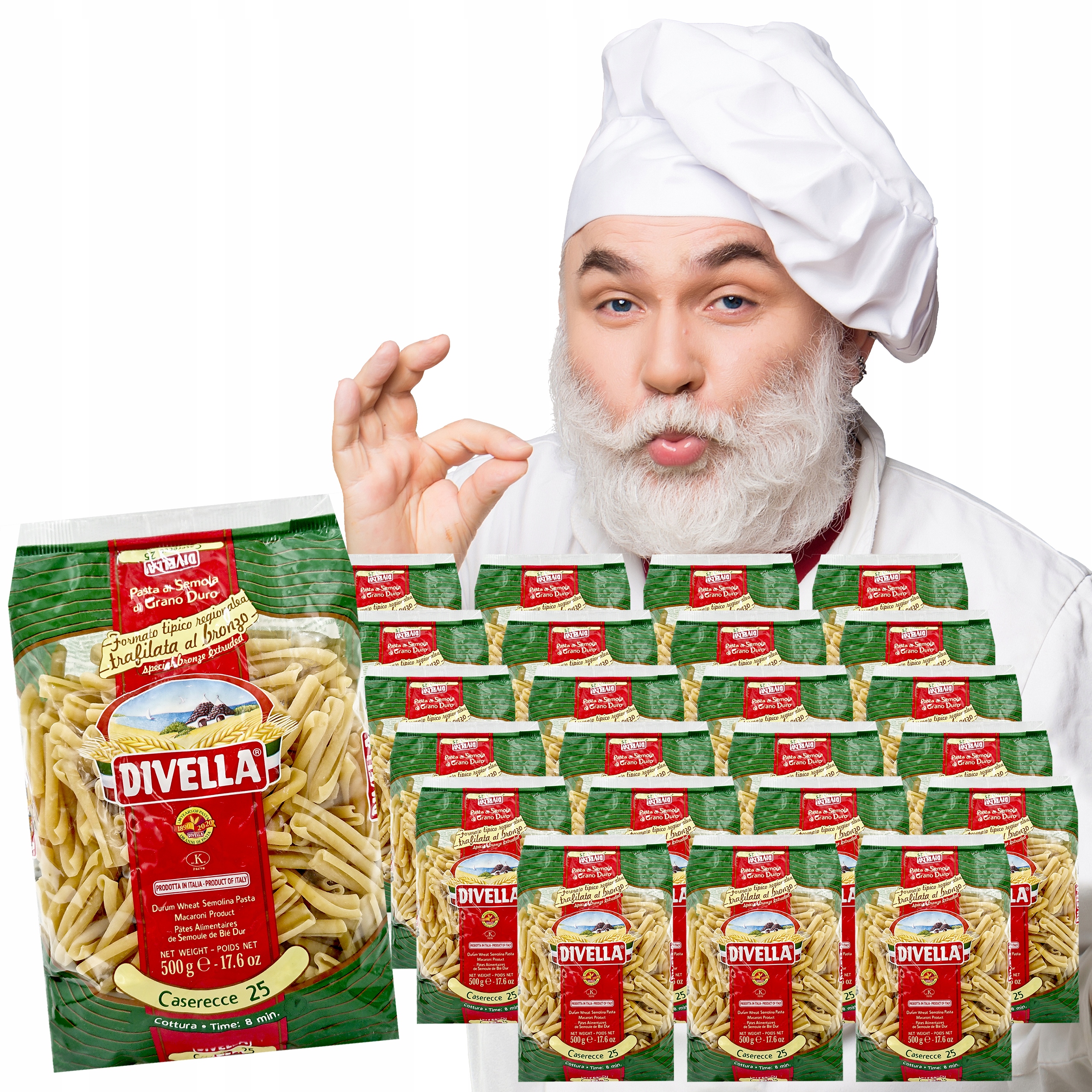 Levně Těstoviny Caserecce Divella 24X500 G