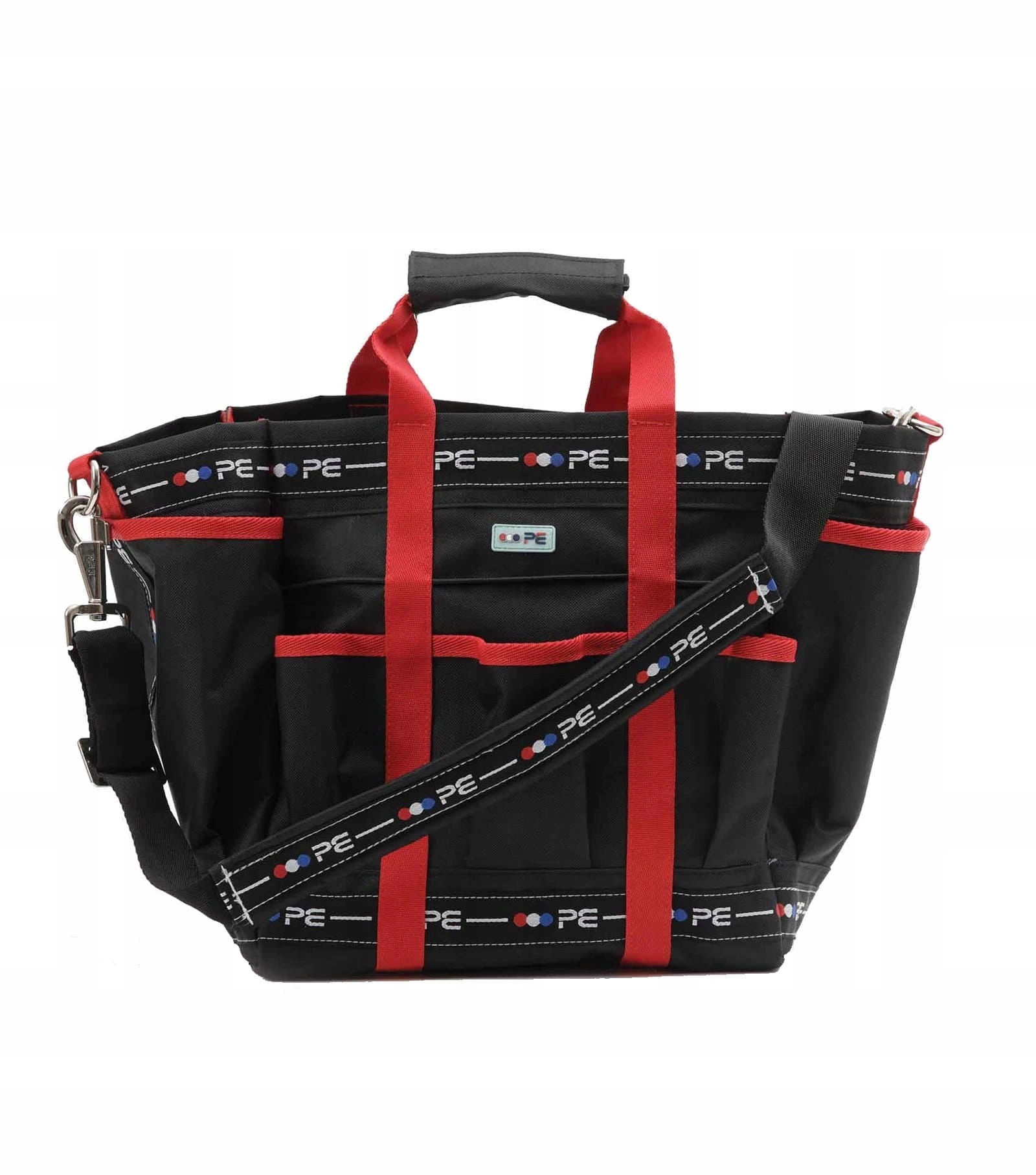 Taška na kartáče Premier Equine Grooming Bag černá/červená