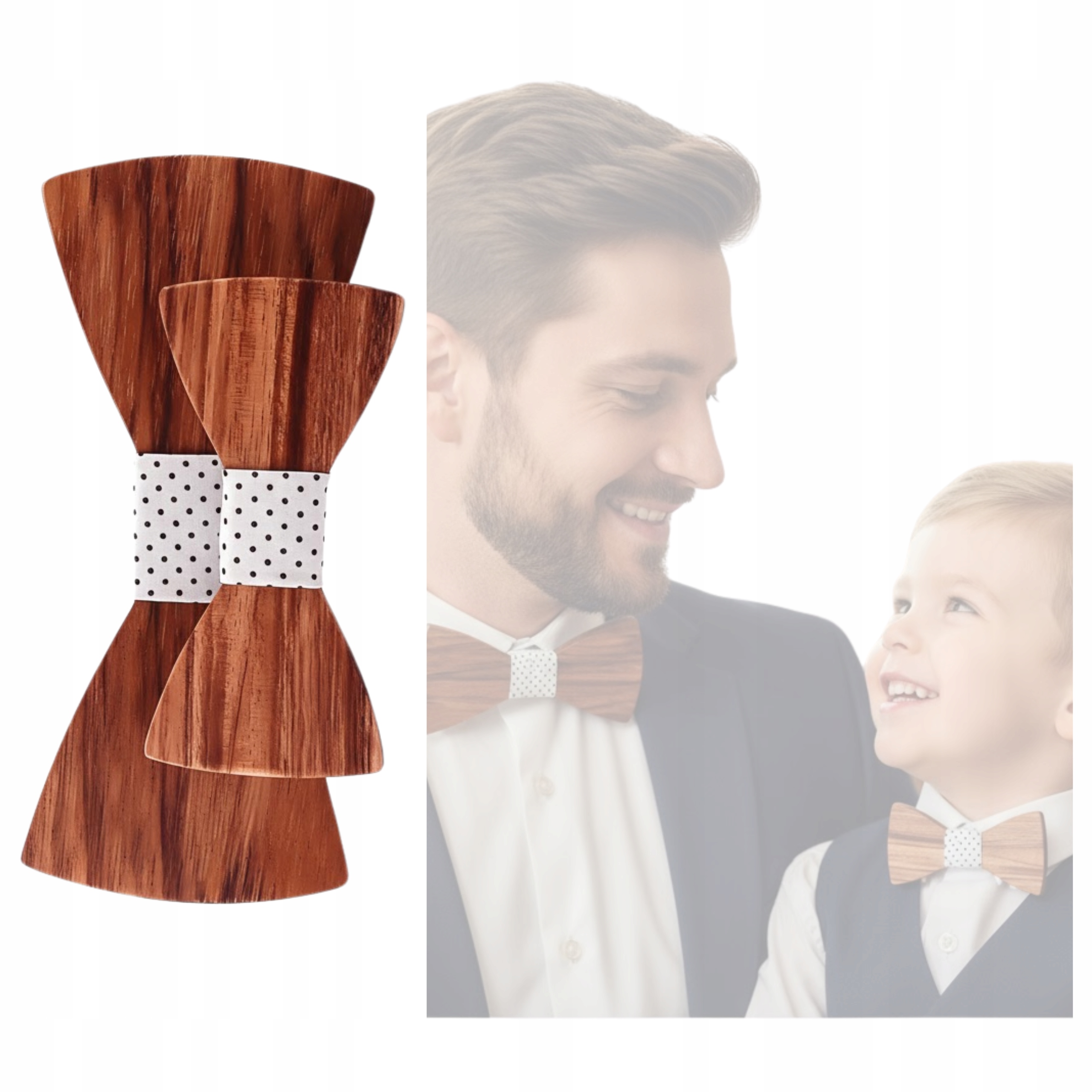 Motýlek Táta A Syn – módní sada – motýlek k obleku dárek