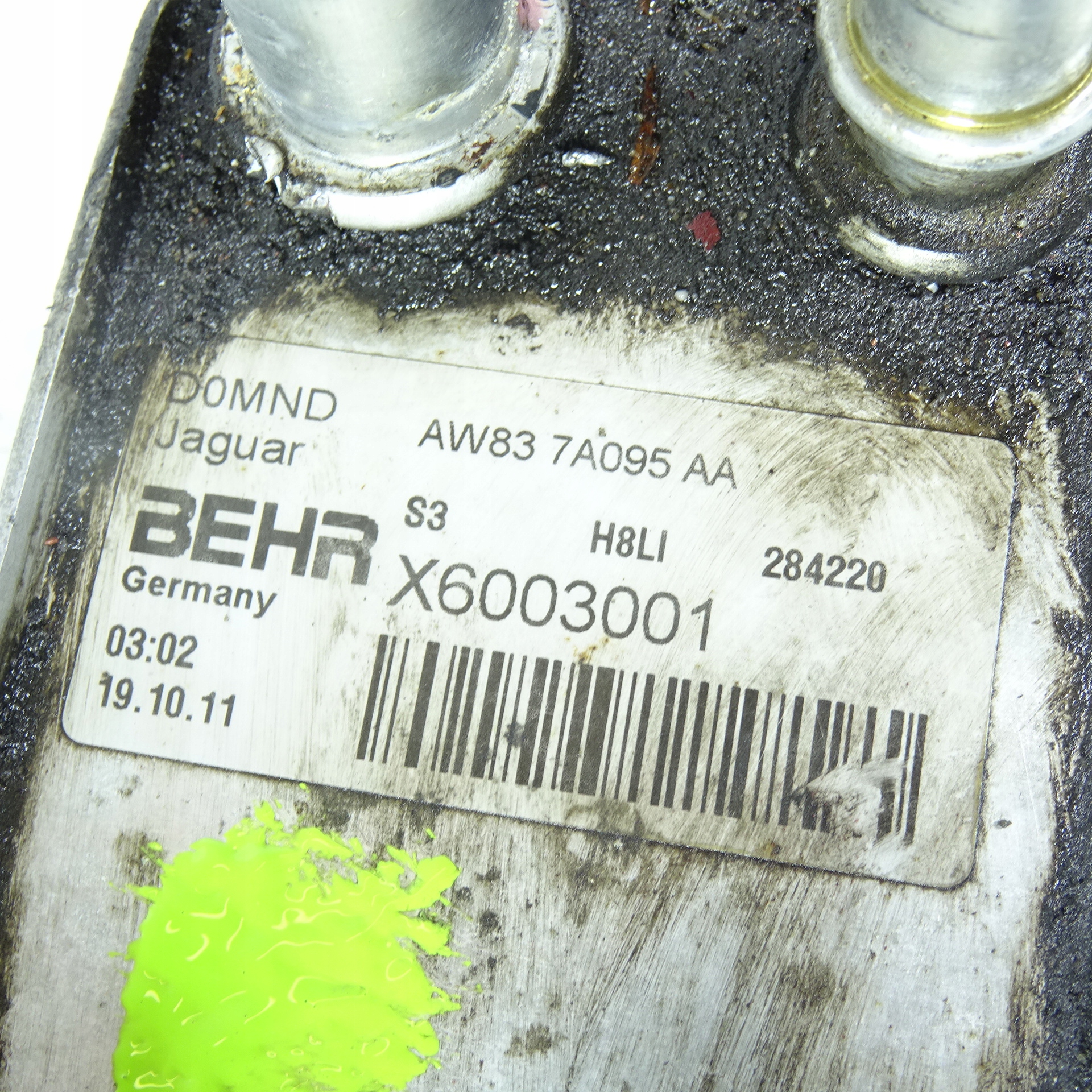 JAGUAR XJ Radiatore / Raffreddatore cambio ingranaggi AW83-7A095-AA