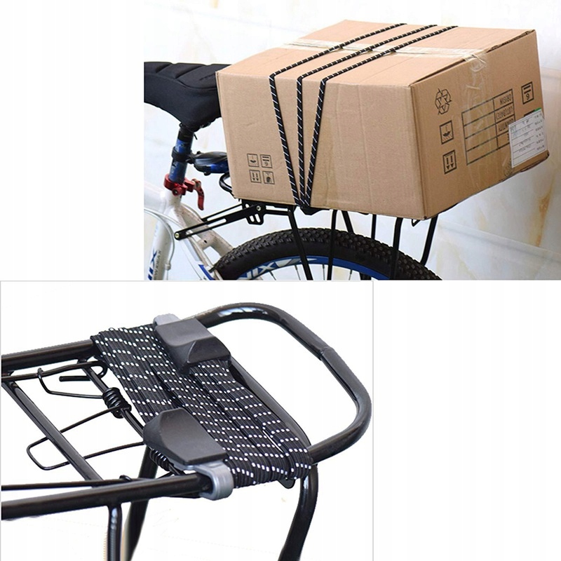 GUMY DO BAGAŻNIKA EKSPANDERY NA BAGAŻ ROWER 62cm UNIWERSALNE MOCNE Długość naciągów 62 cm