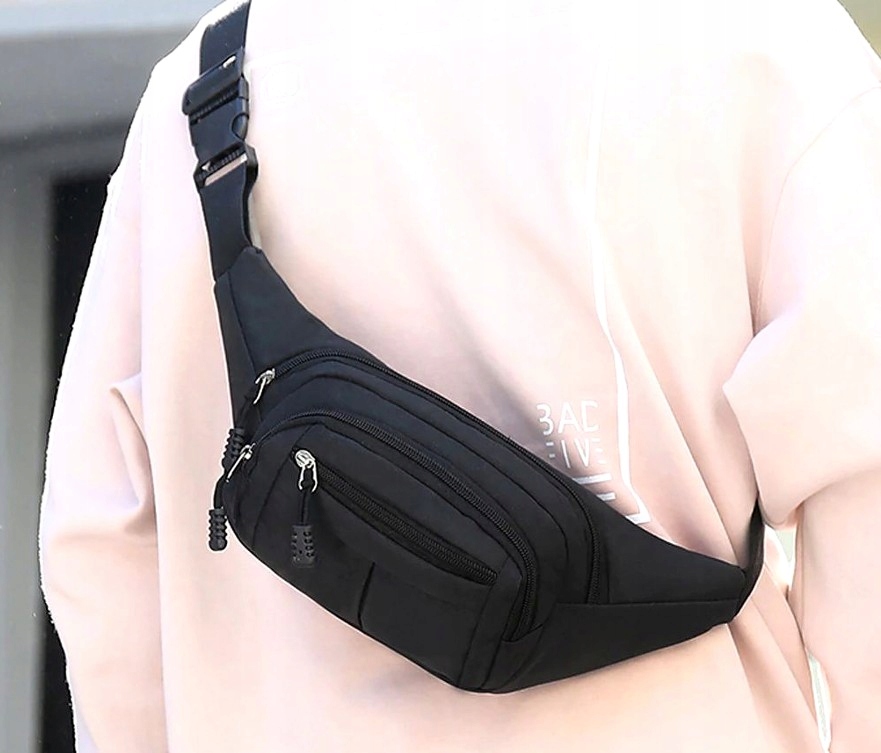 Nerka Męska Wodoodporna pojemna kieszeń na pasku Typ nerka