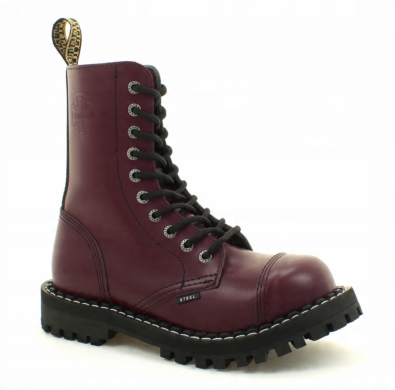

Glany Steel Burgundowe 10-DZIUR 105/O/F. Bur 38