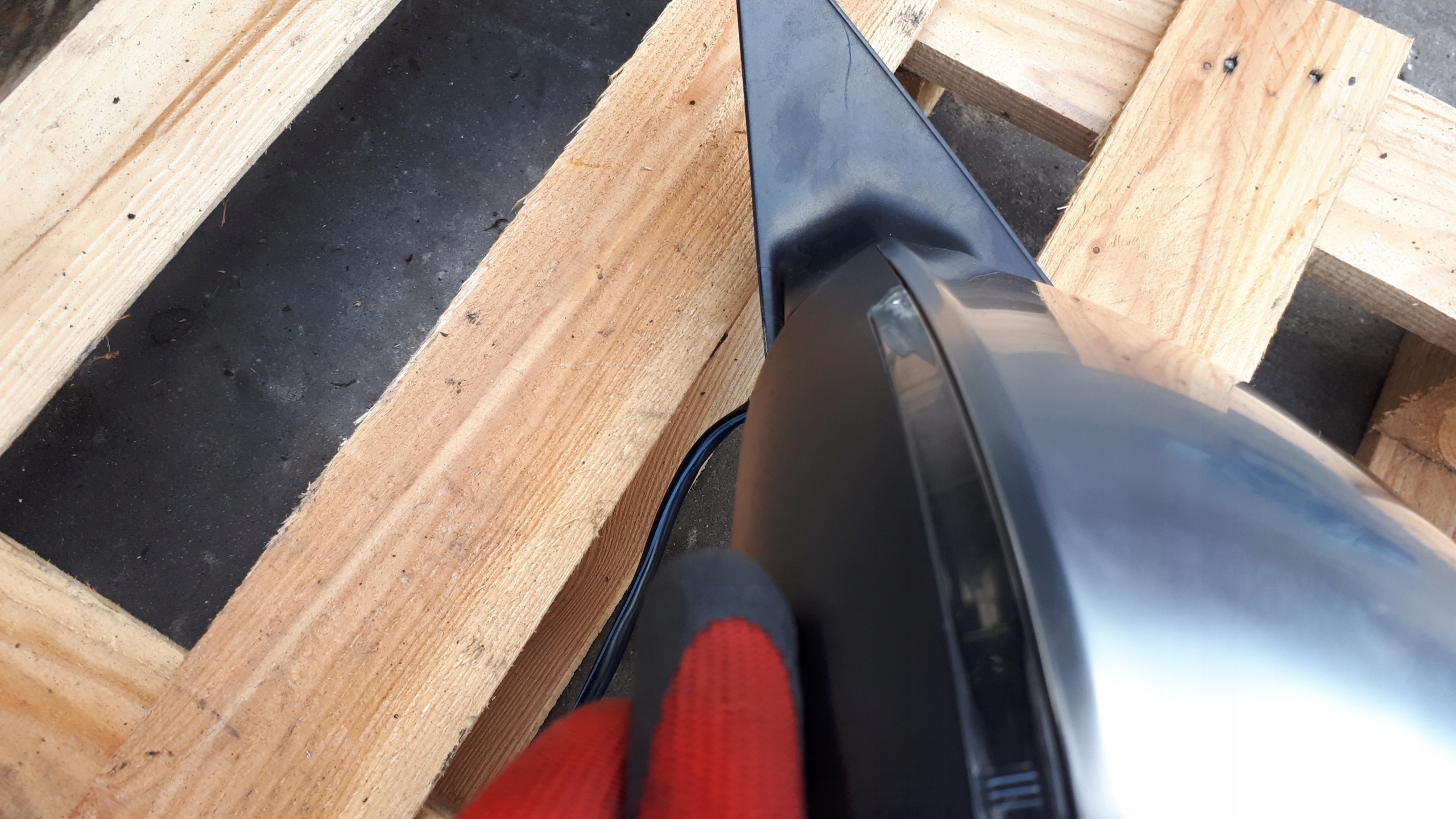 S4 B8 LIFT mirror left front CHROM FOTOCHROM