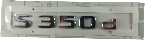 Emblém Nápis Mercedes S 350d