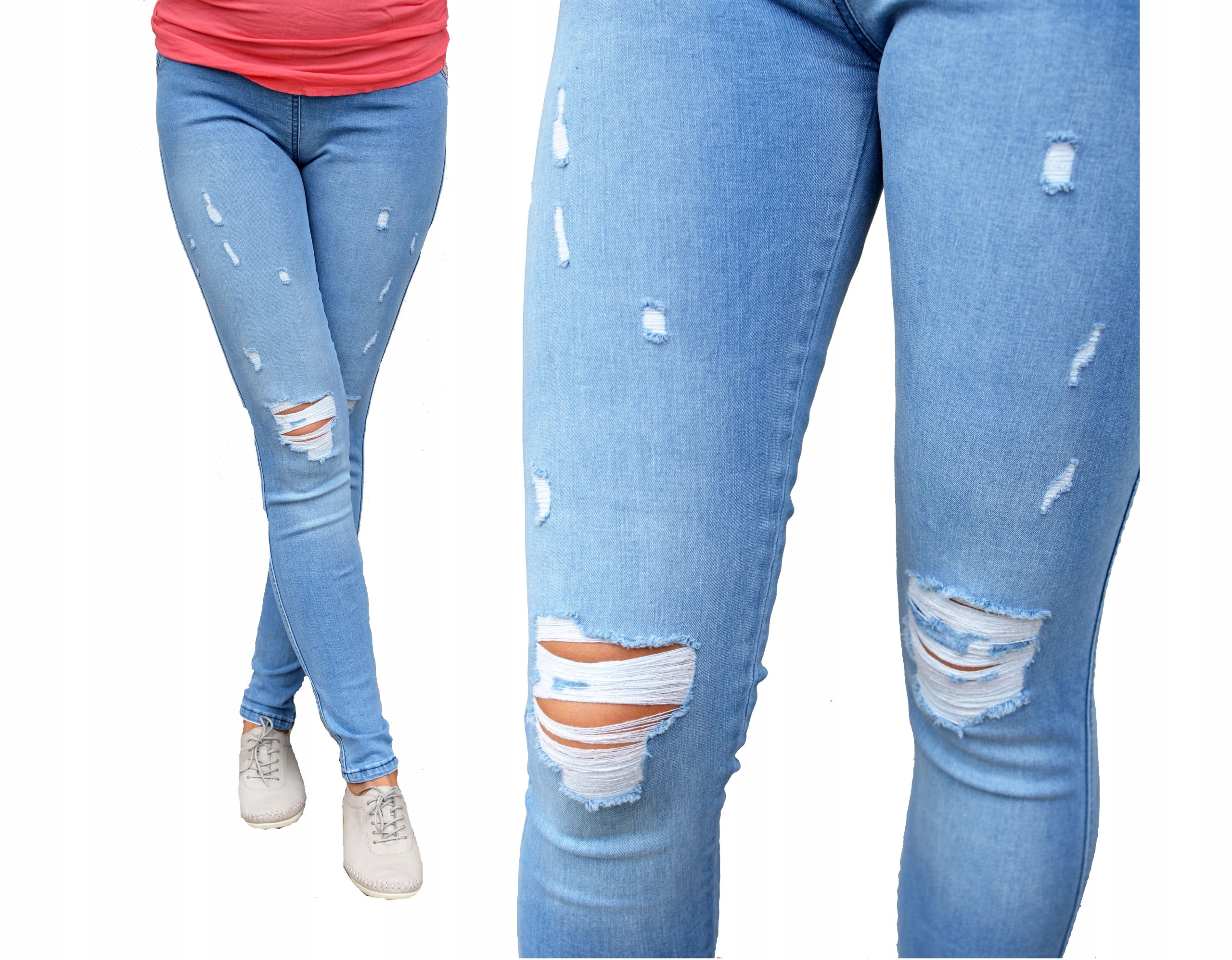 

Spodnie Ciążowe Jeans Rurki Roz S