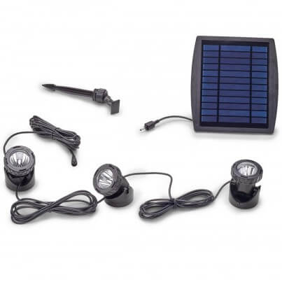 Pontec PondoSolar LED Set 3 zestaw solarny oświetlenie do oczka + gratisy Kod producenta Oase Pontec PondoSolar LED Set 3