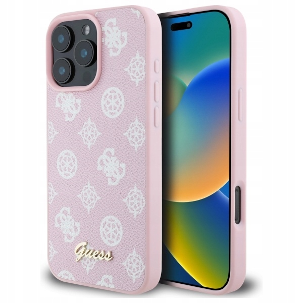Guess GUHMP16XPGPYSP iPhone 16 Pro Max 6.9" růžový/pink hardcase