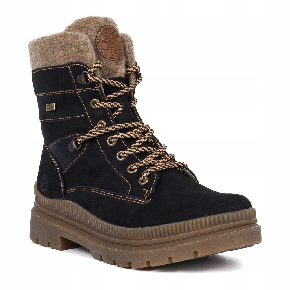 Dámské kozačky Remonte D0C77-02 černé, zateplené kůží, vel. Sellecti