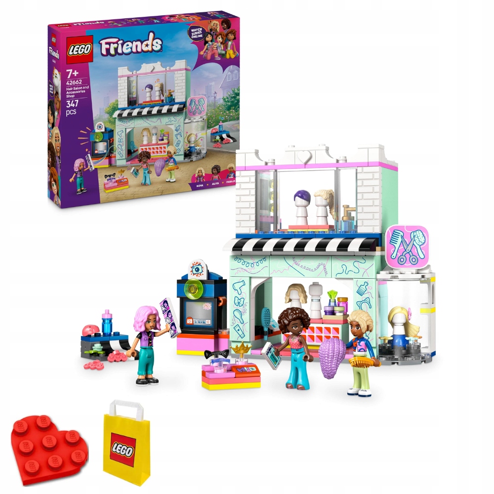Lego Friends 42662 Kadeřnický salon a obchod s ozdobami