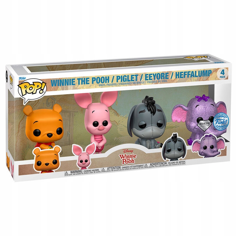 Figurka Funko Pop Disney set Winnie the Pooh 4pack Pooh, Piglet, Eeyore, He
