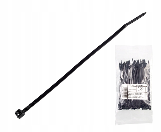 

Opaska KABLOWA/12CM/2,5MM /100SZT/CZARNA