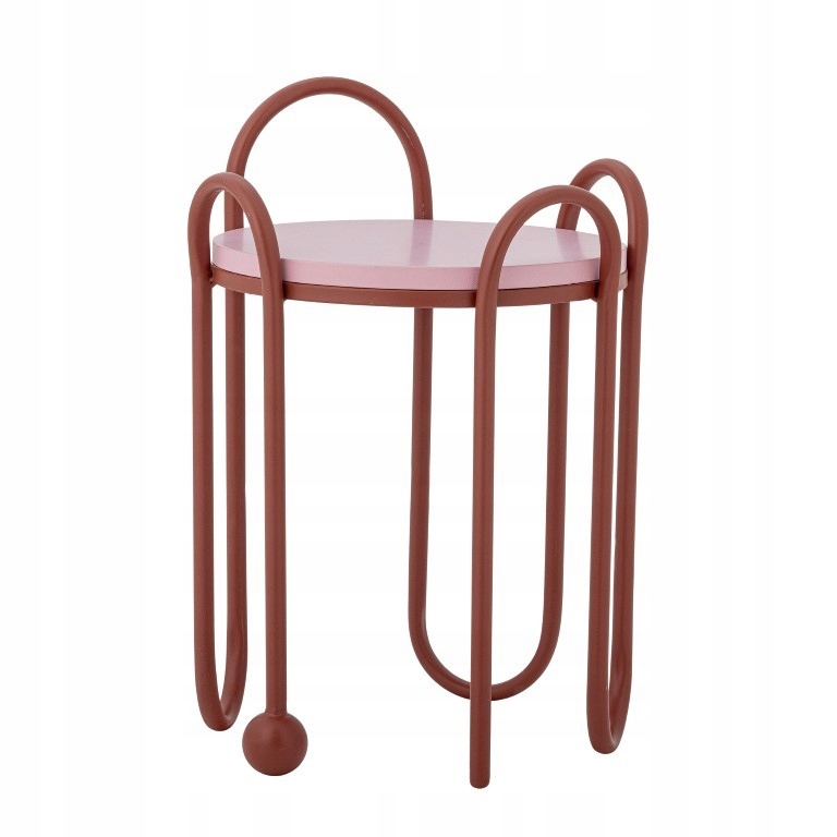 Stolek Whimsica, kovový, červený, Bloomingville