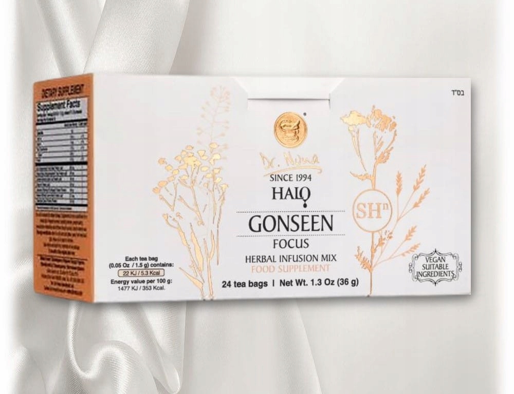 Levně Halo Gonseen Focus čaj s Ginkgo Bilobou 24 sáčků. Dr. Nona