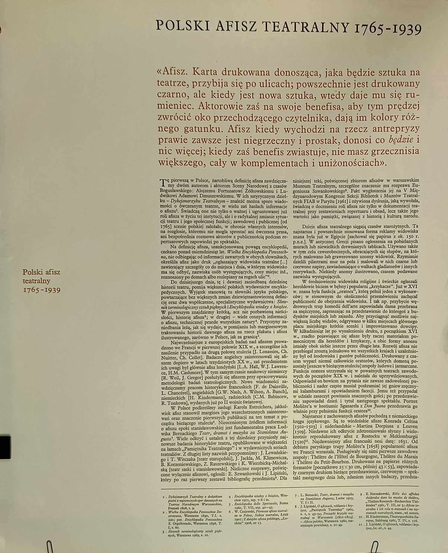 Polski Afisz Teatralny 1765-1939 Strona 1, 2, 4