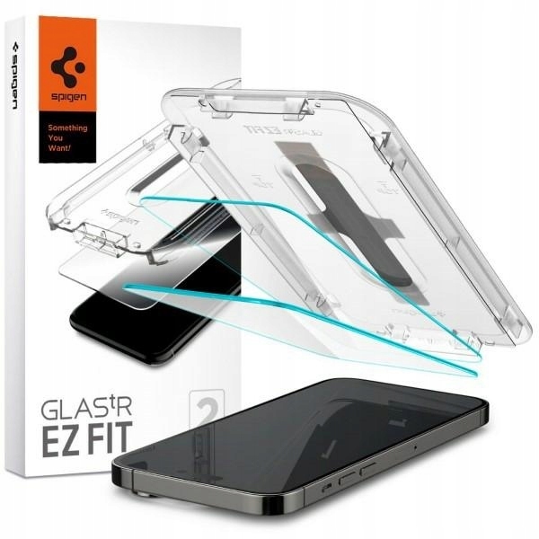 Spigen Glas.TR iPhone 14 Pro 2ks "ez Fit" AGL05214 tvrzené sklo