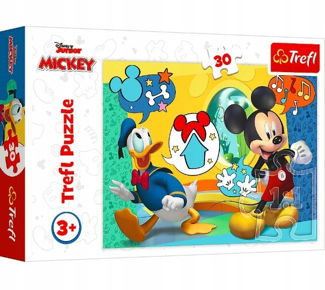 

Puzzle 30 Dinsey Myszka Mini Wesoły Domek Miki