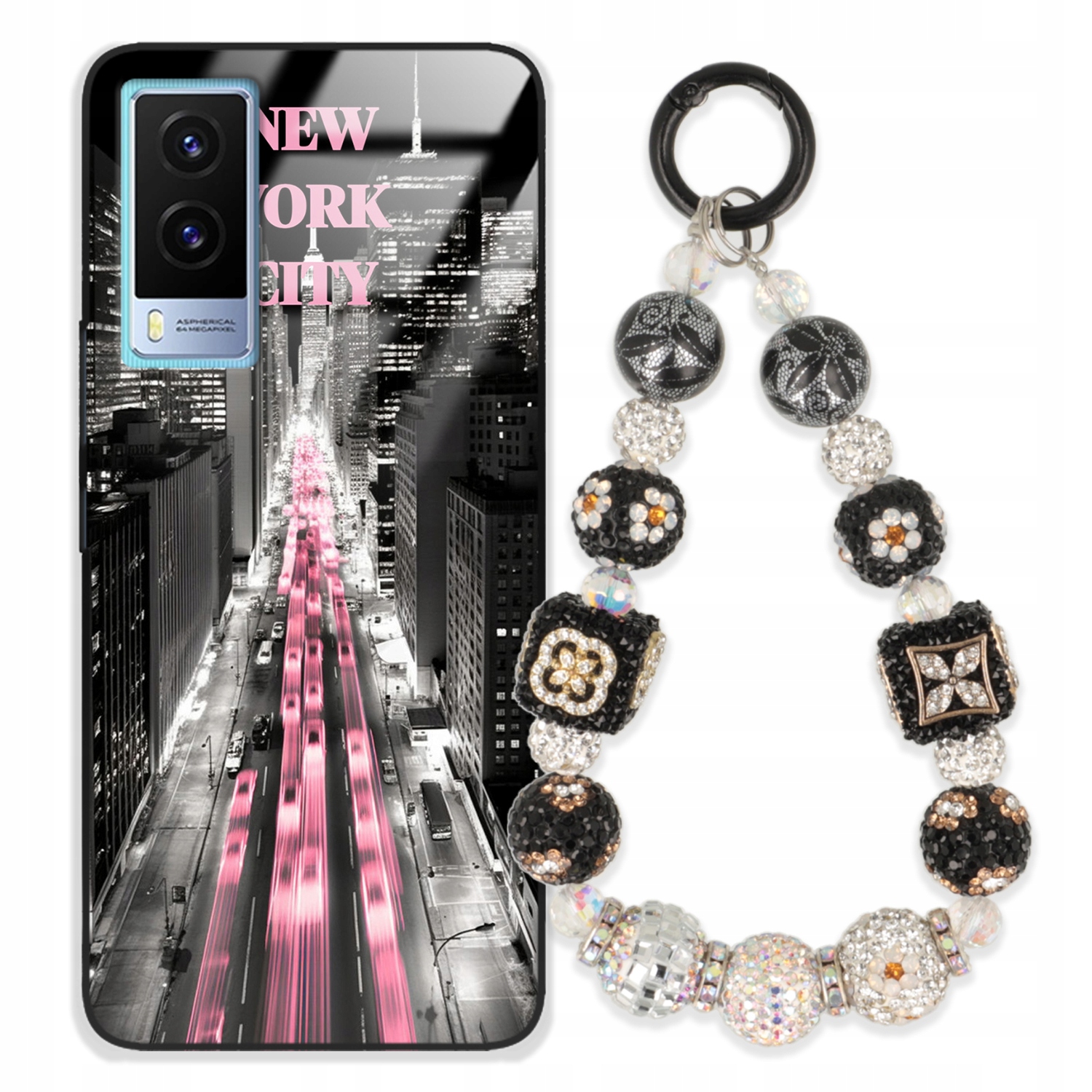 Puzdro Pre Vivo Y71T Case Glass| Kľúčenka Elegantné Prémiové Dizajnové Puzdro