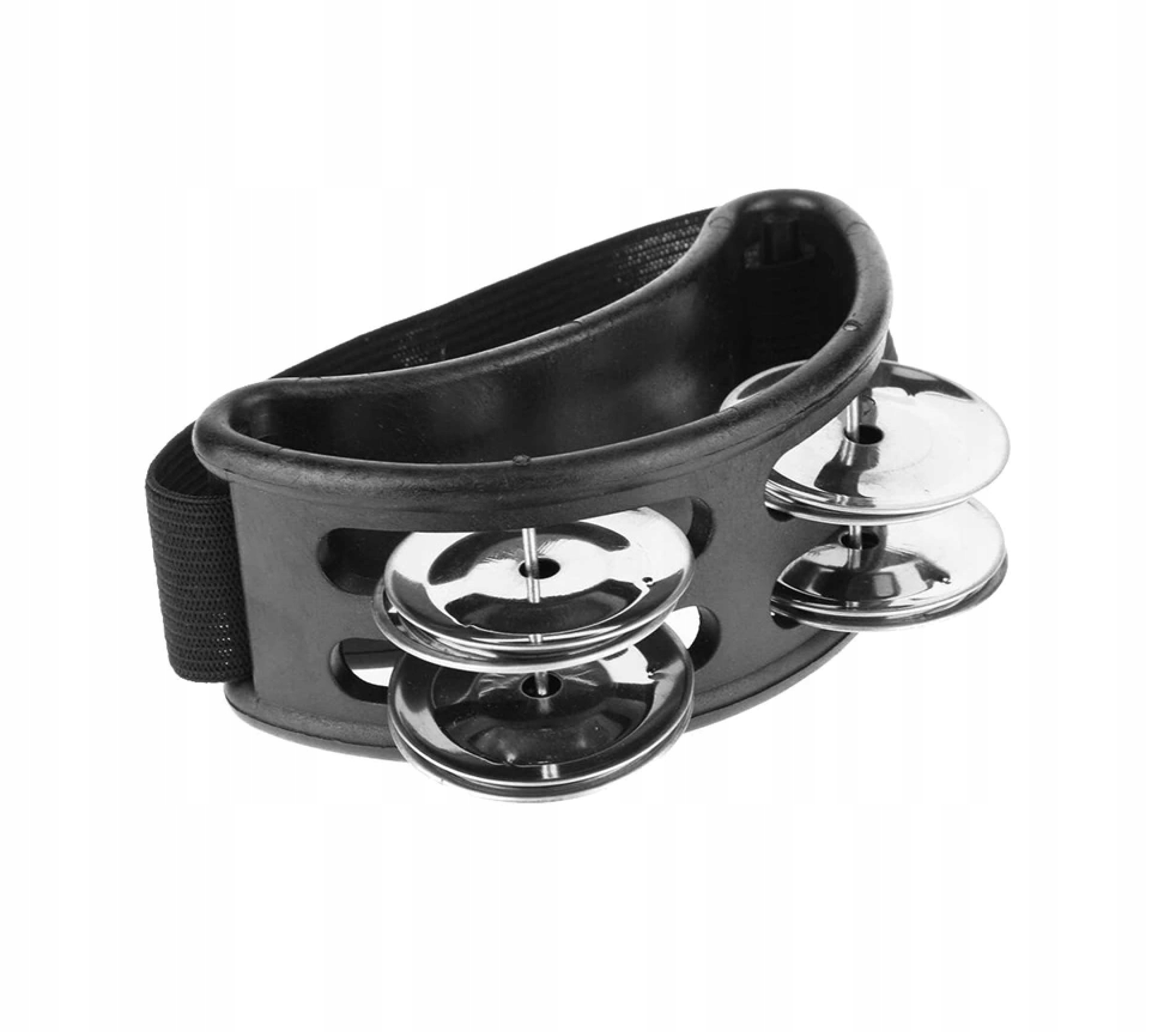 TAMBURYN / TAMBURYNO 4 PARY DZWONKÓW NA STOPĘ + EGG SHAKER Kod producenta FT-01 BLACK