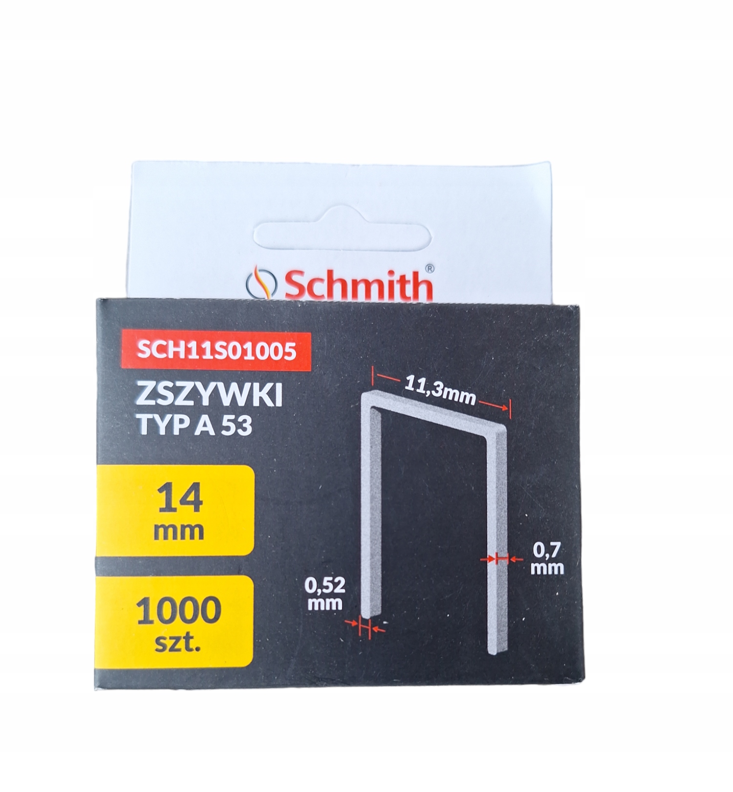 SCHMITH ZSZYWKI 14MM 1000 SZT DO TAKERA TYP A / 53