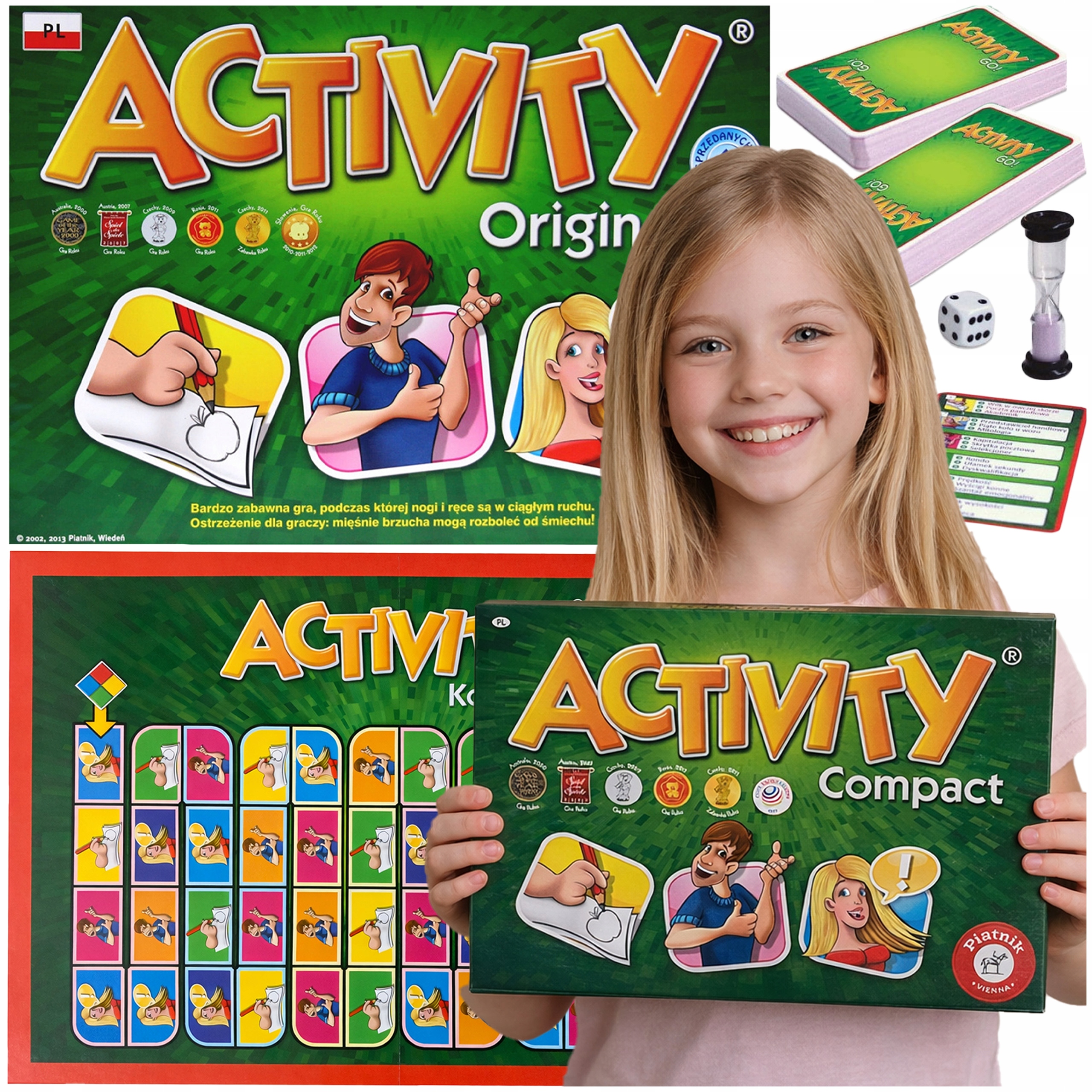 Planszówka Gra Planszowa Dla Dzieci 10 Latka Gra Activity Compact Piatnik