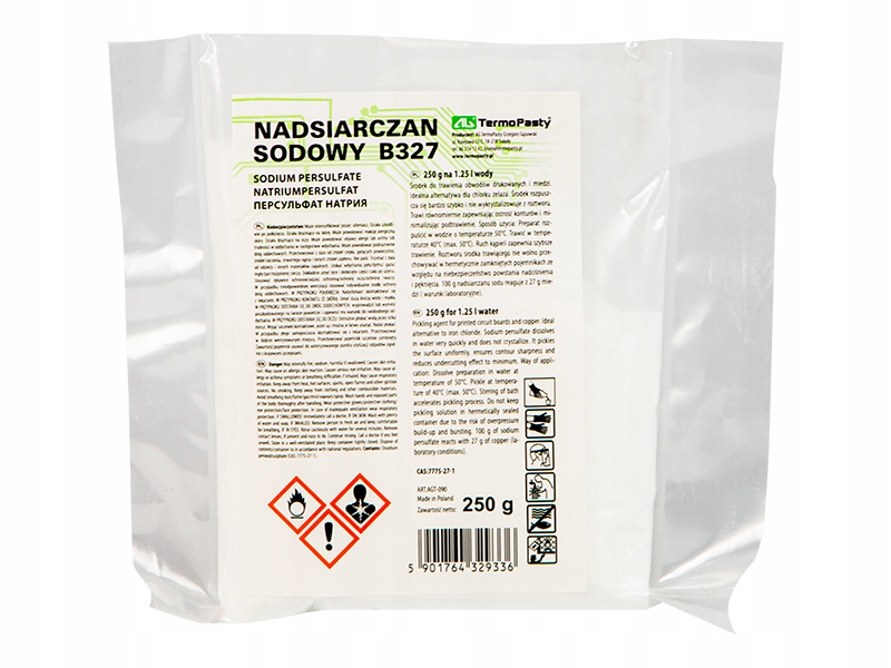 

Wytrawiacz nadsiarczan sodu B327 do płytek Ag 250g
