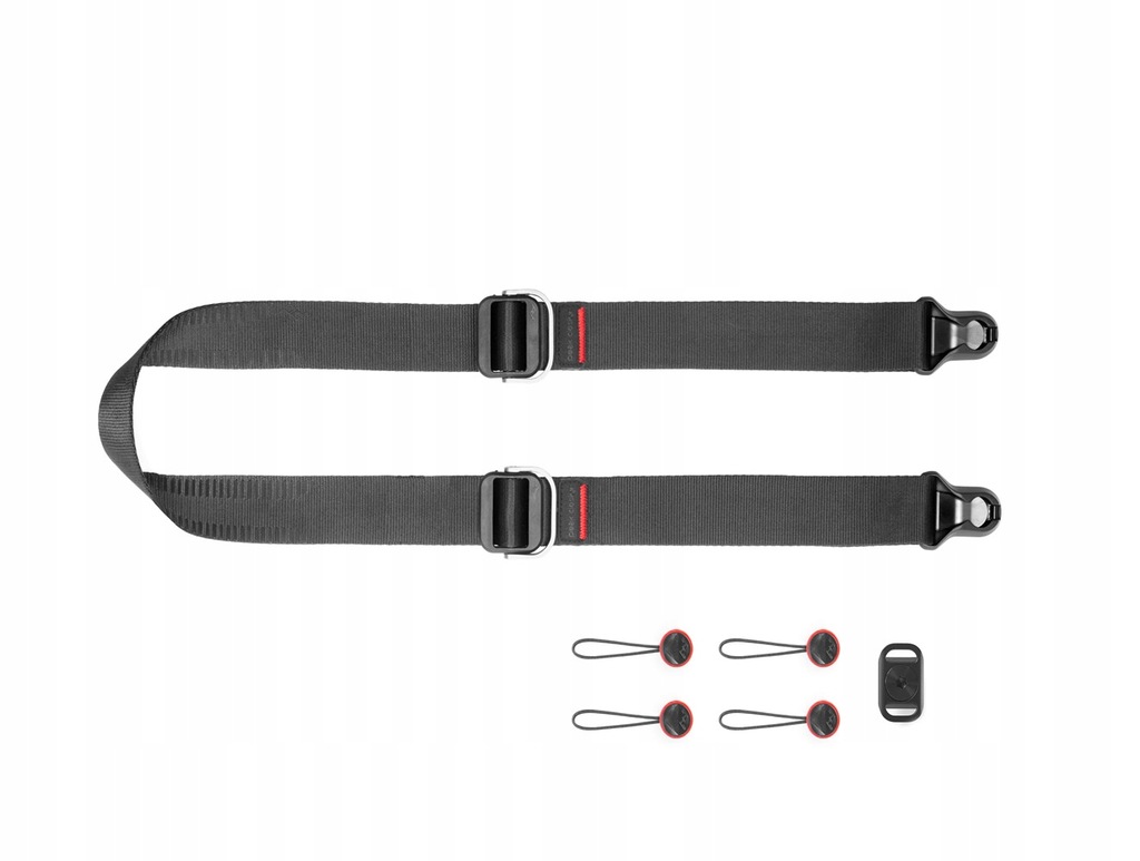 Peak Design Slide Lite v3 Black – pásek na fotoaparát, černý SLL-BK-3