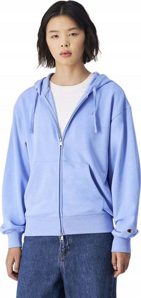 Mikina Champion Full Zip Hoodie Sweatshirt Modrá 117787 BS186 vel. M