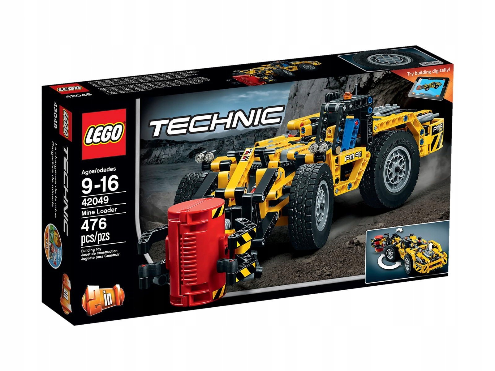 Lego Technic 42049 Důlní nakladač Nový