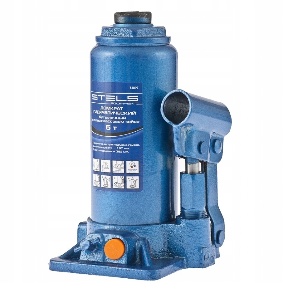 

Podnośnik butelkowy hydrauliczny lewarek 5t Stels