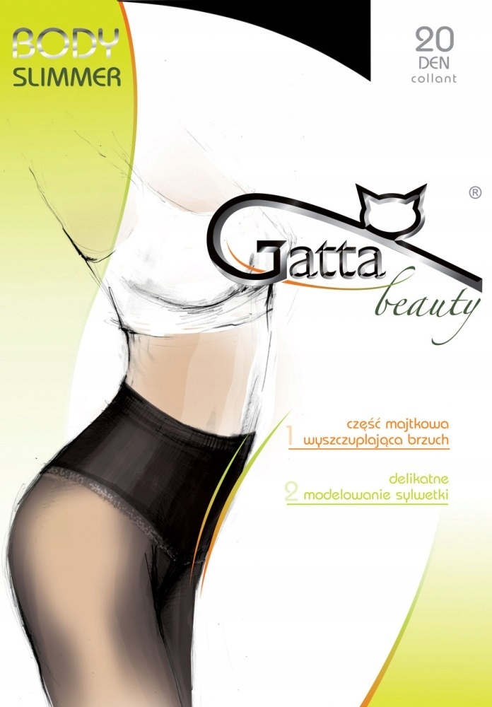 

Rajstopy Body Slimmer 20 den Gatta: beige, 4/L