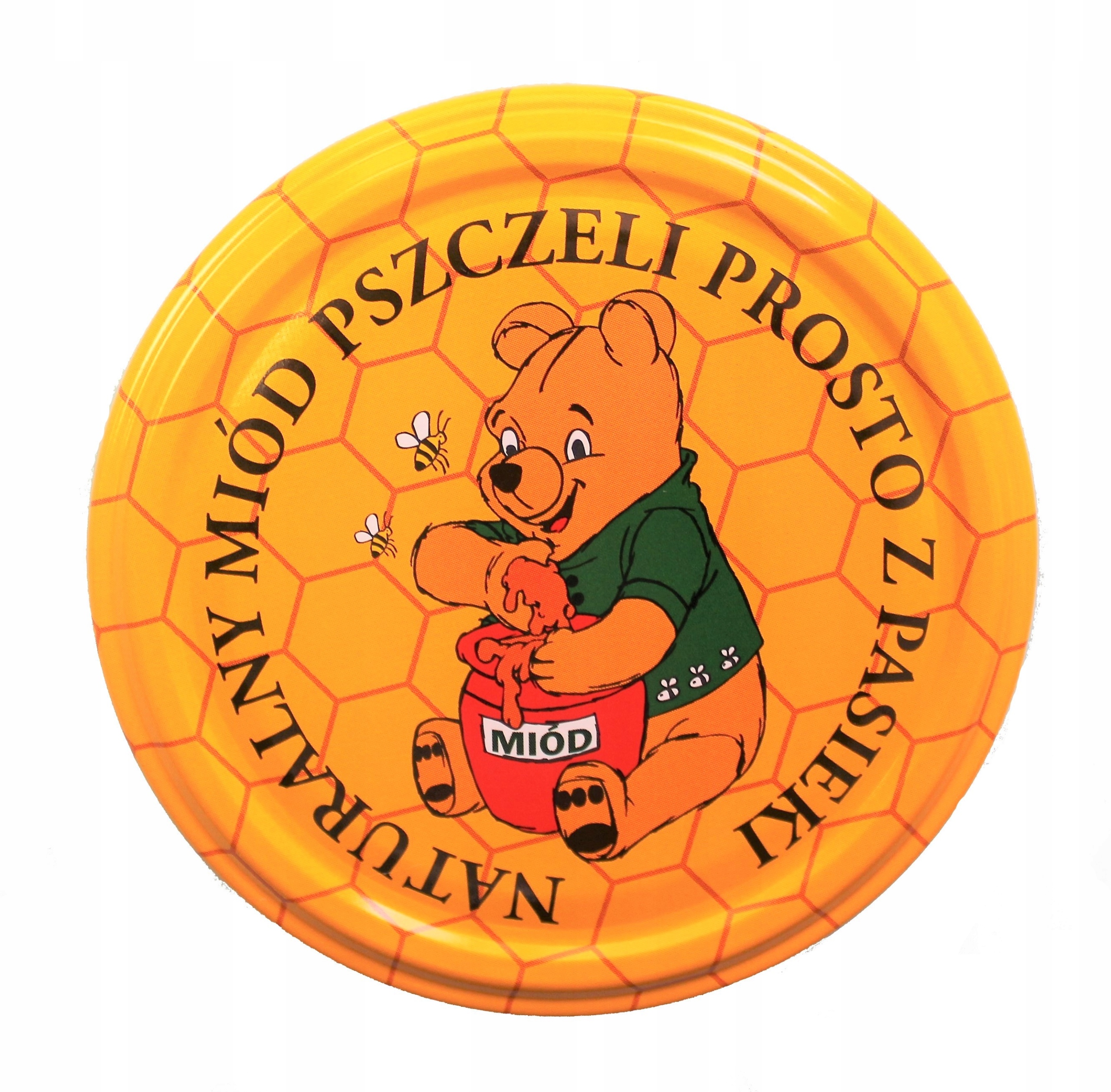 

Zakrętki małe 66/4 66mm 4-zaczepowe miód 10 szt