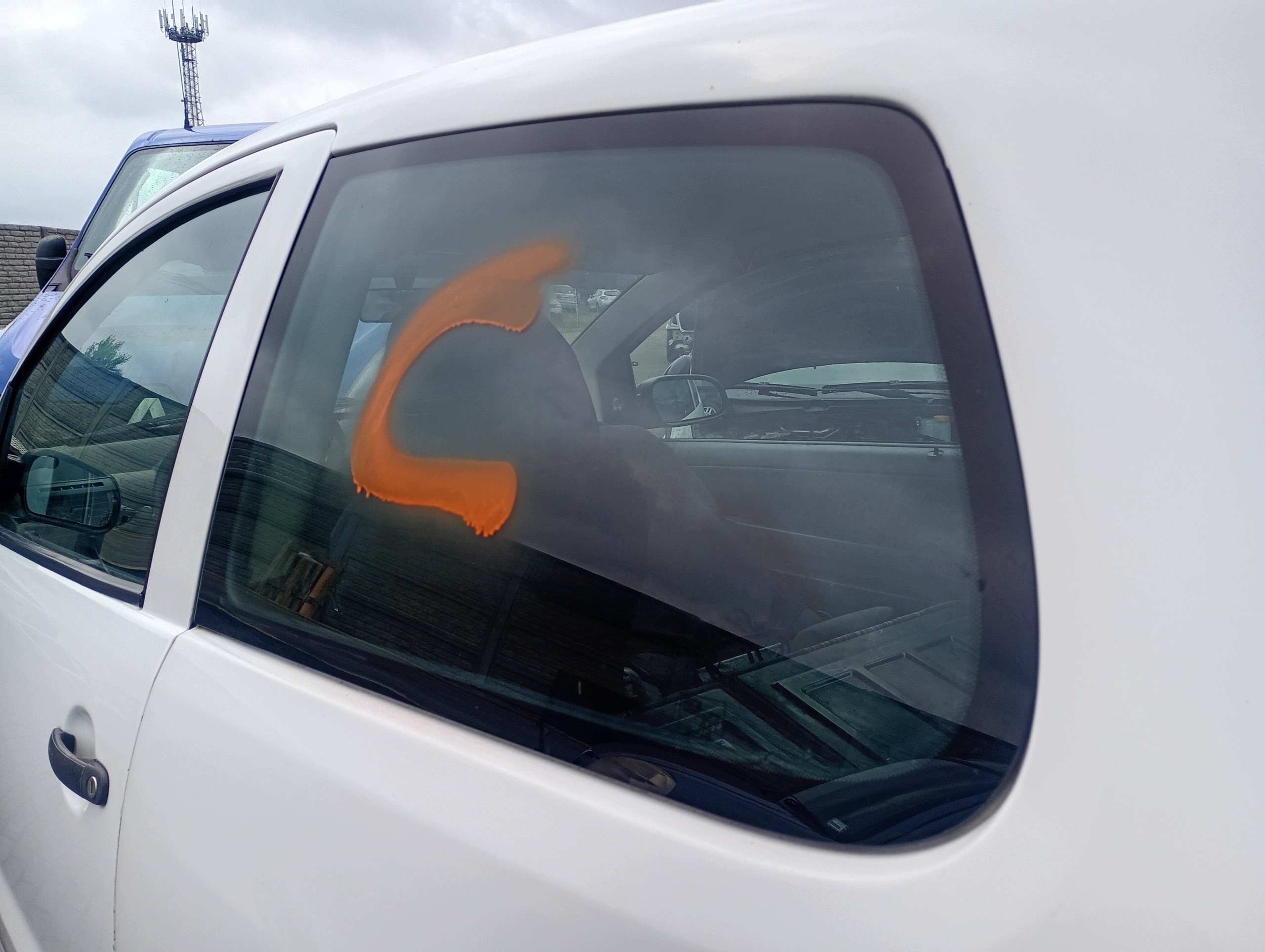 window side bodywork left rear rear part VW Fox 05-11