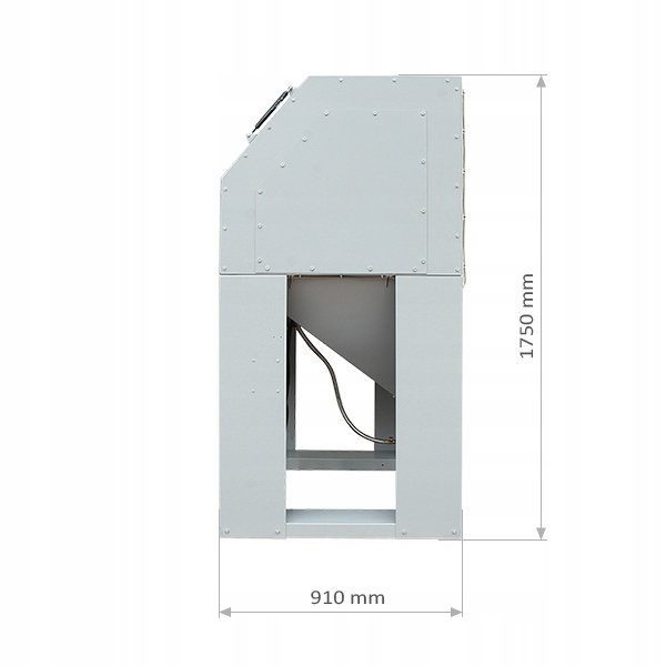 POLSKA PIASKARKA KABINOWA 990L PIASKOWANIE KOMORA Kod producenta SCI-990-10