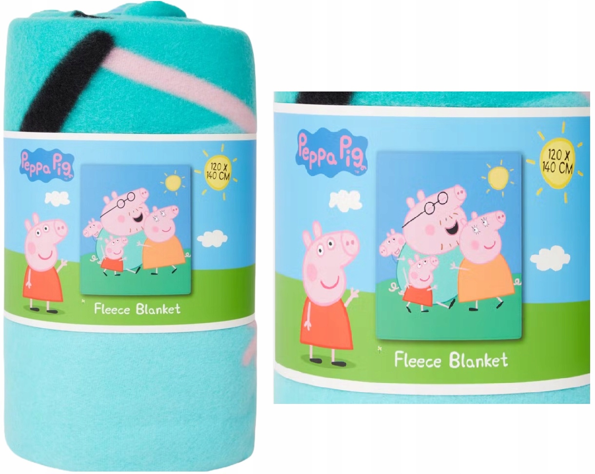 

Koc Kocyk Dla Dzieci Polarowy Świnka Peppa Miękki
