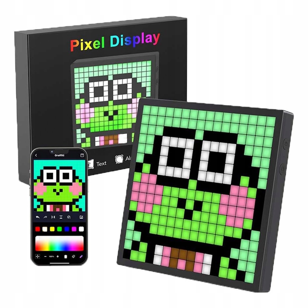 WYŚWIETLACZ LED PIXEL ART EKRAN PIKSELOWY 16 X 16 O WYSOKIEJ ROZDZIELCZOŚCI Marka Bedee