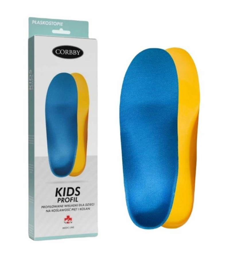 

Corby Wkładka na Koślawość Kolan Pięt Kid r. 33-34