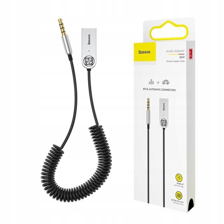 

Adapter przejściówkka Bluetooth Baseus Usb Aux