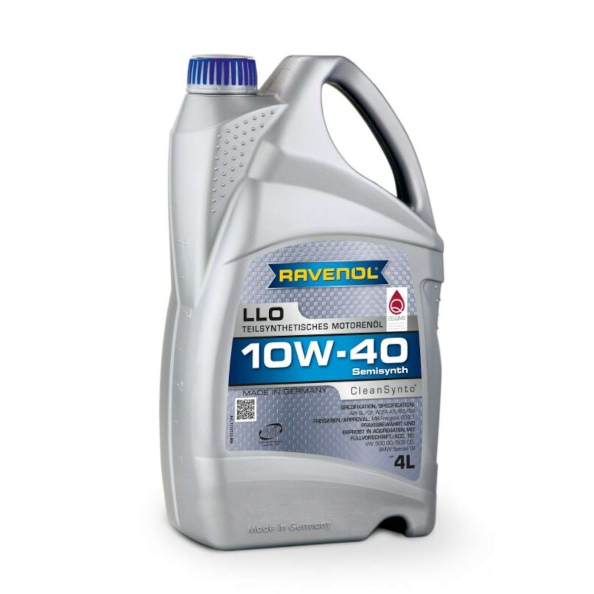 

Olej Ravenol Llo 10W40 4L Cleansynto Półsyntetyk