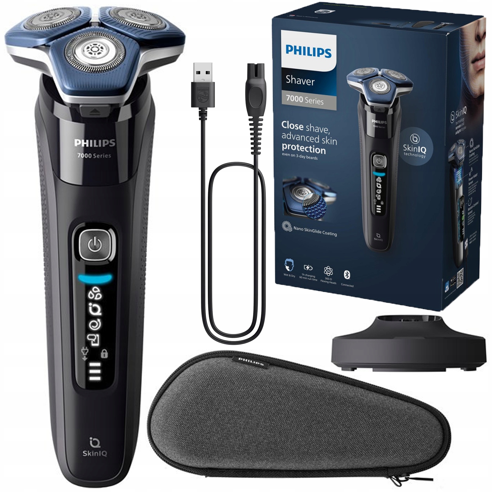 Elektrický strojček na fúzy a fúzy Philips 7000 S7886/35